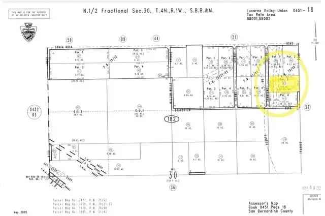 Land For Sale in Lucerne Valley, California