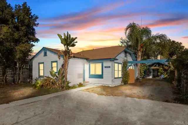 Single-family house For Sale in 4245, 41st Street, San Diego, California