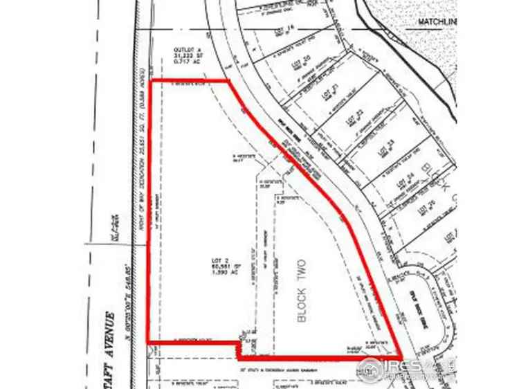 Land For Sale in 621, Split Rock Drive, Loveland, Colorado