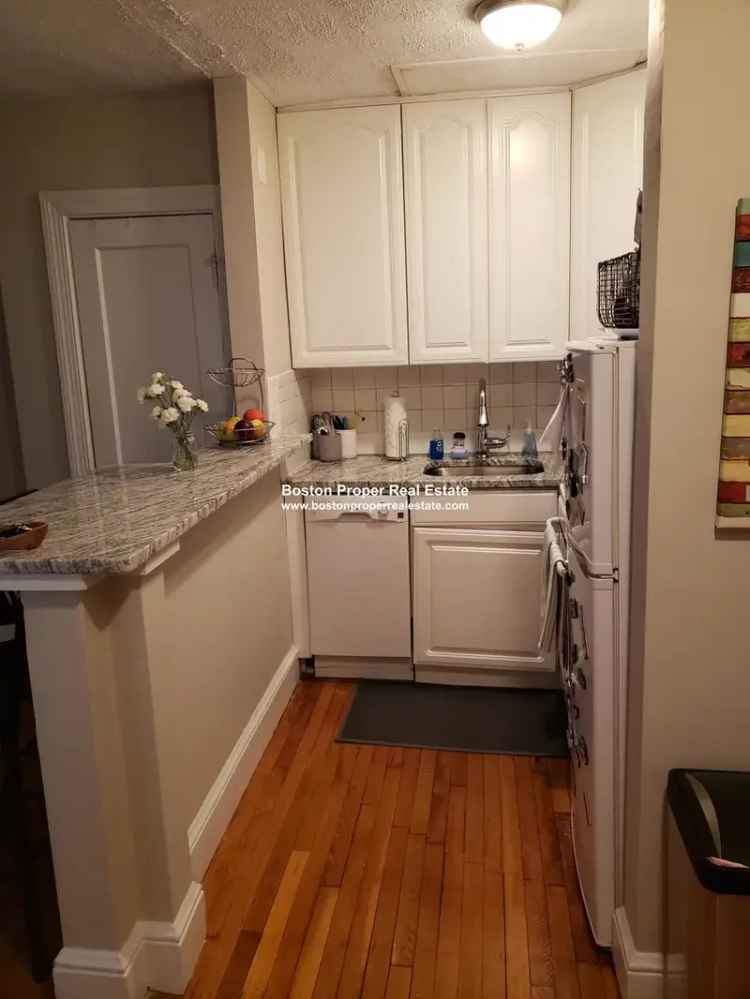 Charles River Studio Apartment Rental - Hardwood Floors and Outdoor Space