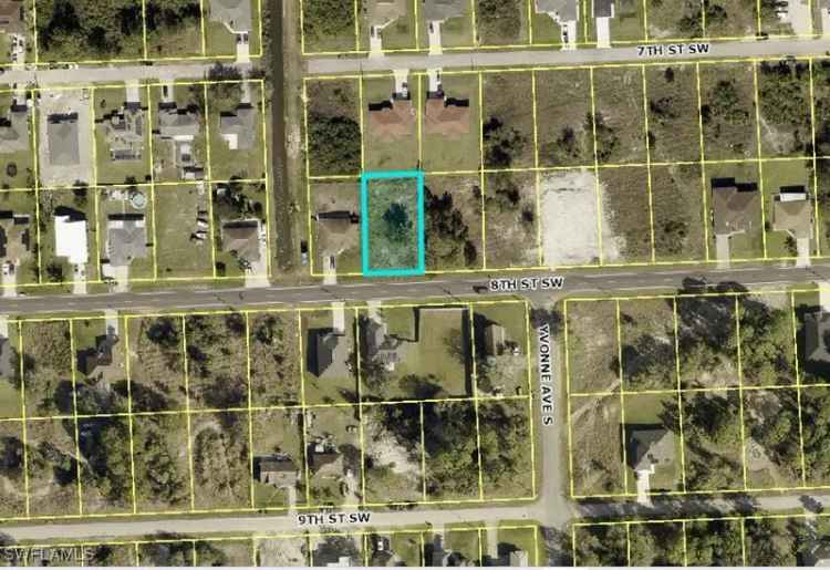 Land For Sale in 3804, 8th Street Southwest, Lehigh Acres, Florida