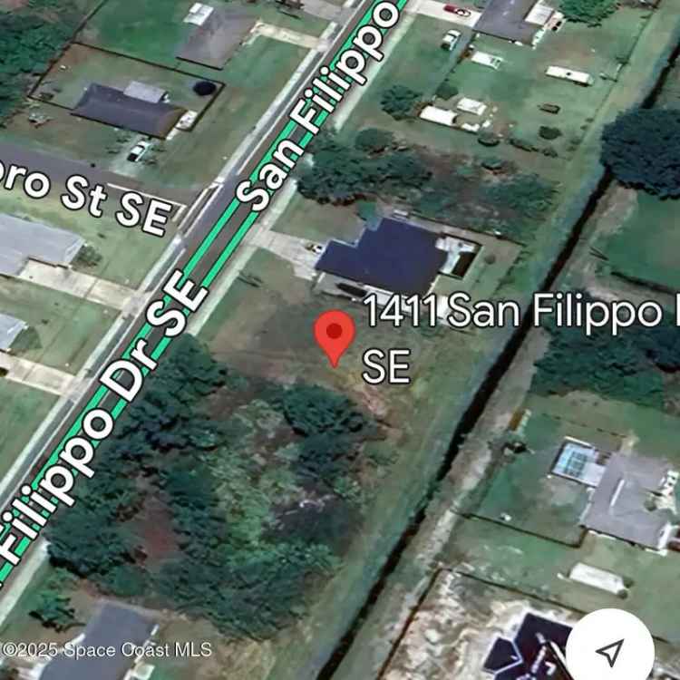 Land For Sale in 1411, San Filippo Drive Southeast, Palm Bay, Florida