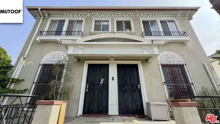 Multi-family house For Sale in 314, South Coronado Street, Los Angeles, California