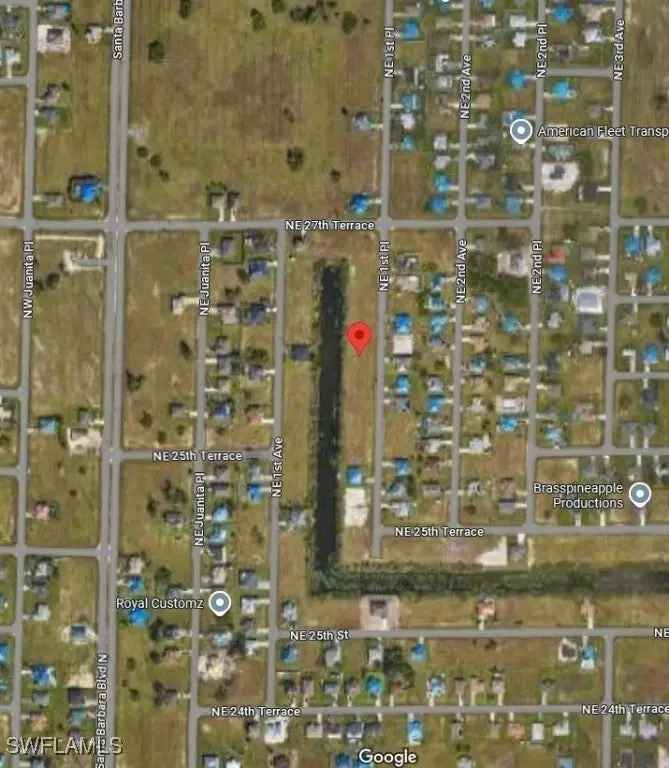 Land For Sale in 2618, Northeast 1st Place, Cape Coral, Florida