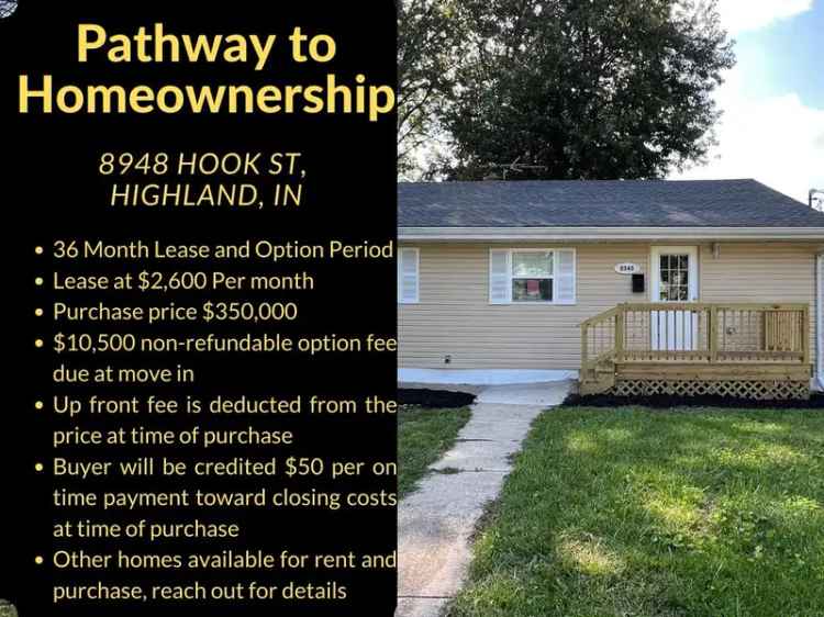 Single-family house For Sale in 8948, Hook Street, Highland, Indiana