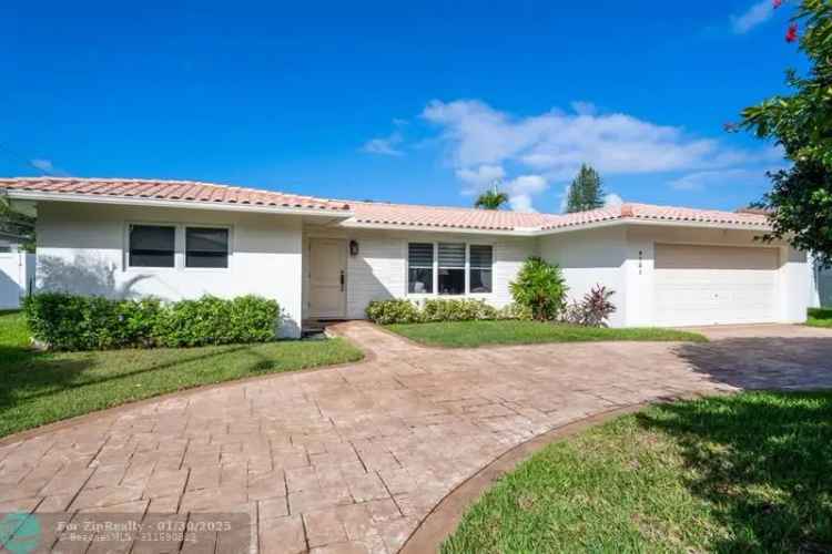 Single-family house For Sale in 4731, Northeast 29th Avenue, Fort Lauderdale, Florida