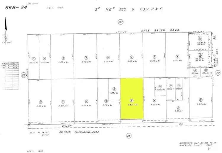 Land For Sale in Palm Springs, California