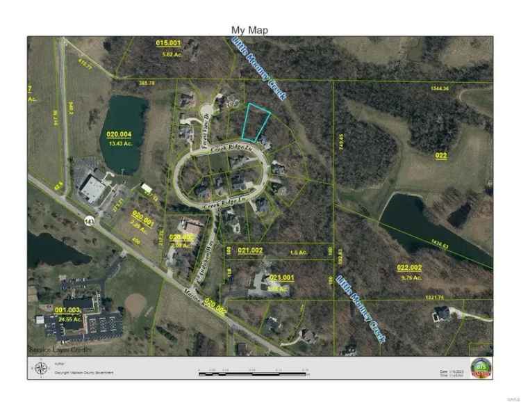 Land For Sale in 7443, Creek Ridge Lane, Edwardsville, Illinois