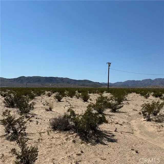 Land For Sale in Twentynine Palms, California