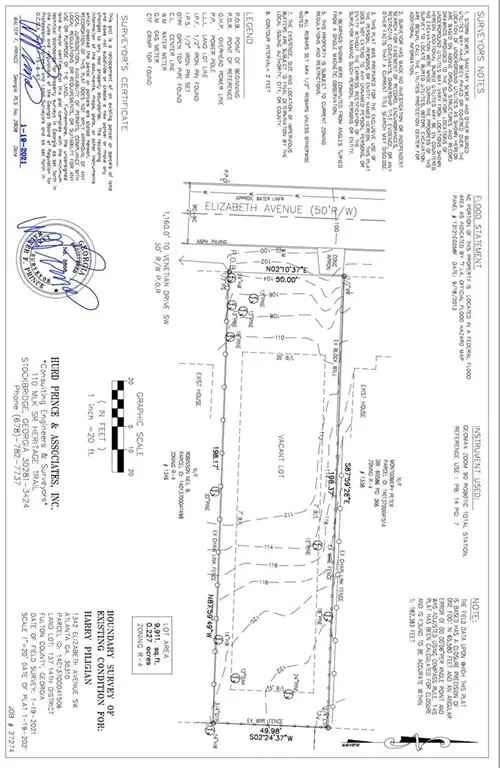 Land For Sale in 1342, Elizabeth Avenue Southwest, Atlanta, Georgia