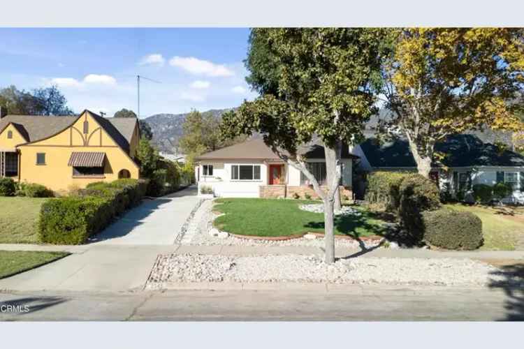 Single-family house For Sale in 2345, East Mountain Street, Pasadena, California