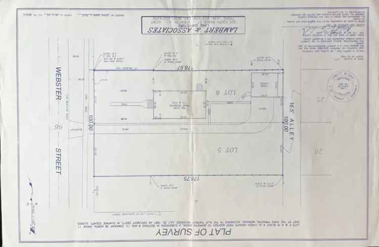 Land For Sale in 5742, Webster Street, Downers Grove, Illinois