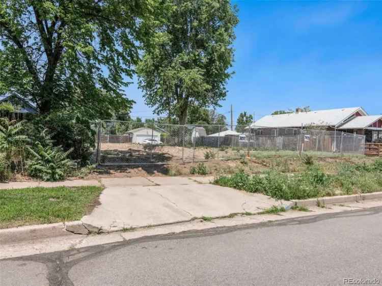 Land For Sale in Denver, Colorado