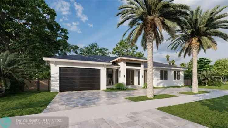 Single-family house For Sale in 4516, Northeast 22nd Road, Fort Lauderdale, Florida