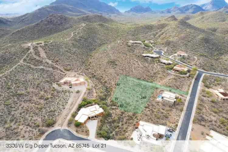 Land For Sale in 3309, West Big Dipper Drive, Tucson, Arizona