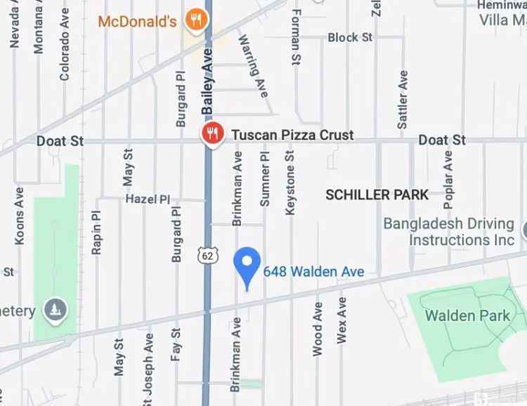 Land For Sale in 648, Walden Avenue, Buffalo, New York