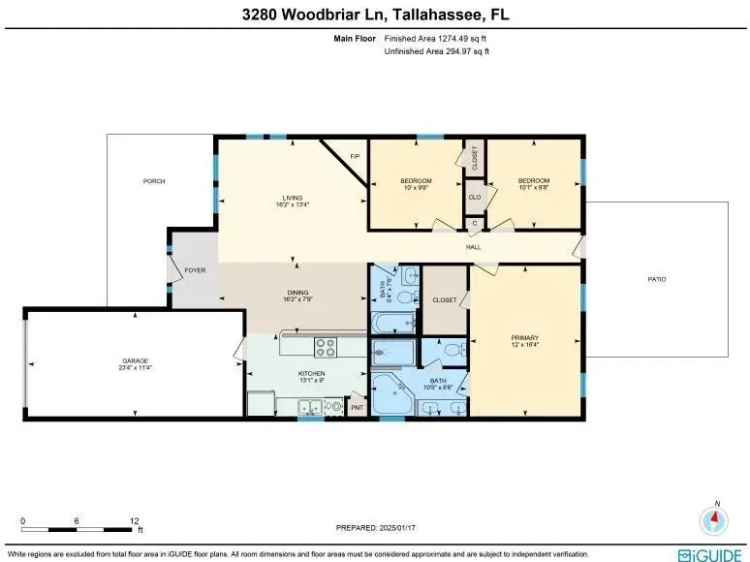 Single-family house For Sale in 3280, Woodbriar Lane, Tallahassee, Florida