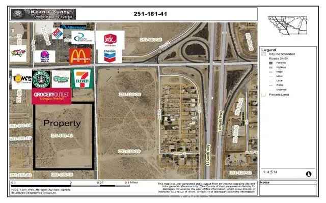 Land For Sale in Rosamond, California