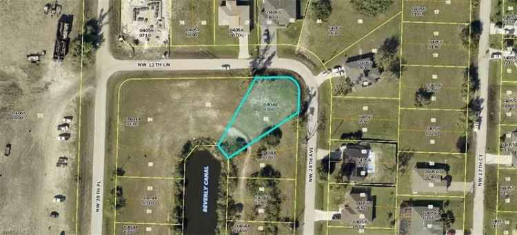 Land For Sale in 1154, Northwest 28th Avenue, Cape Coral, Florida