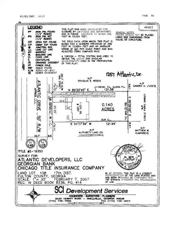 Land For Sale in 1257, Atlantic Drive Northwest, Atlanta, Georgia