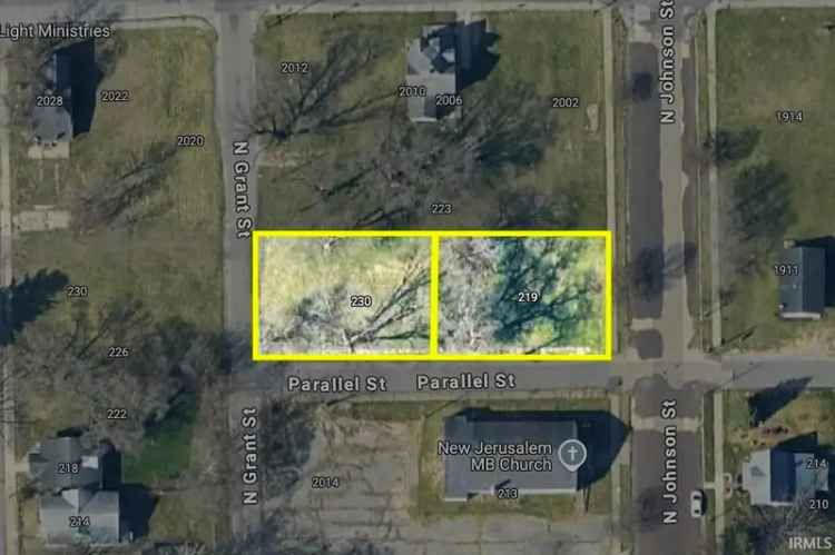 Land For Sale in 218, North Grant Street, South Bend, Indiana