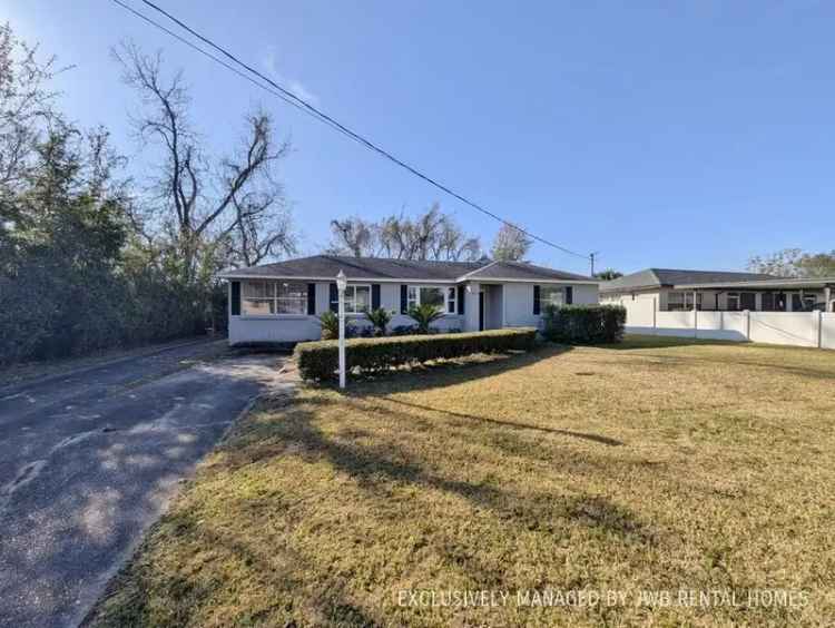 Jacksonville Home for Rent with Detached Garage and Fenced Yard