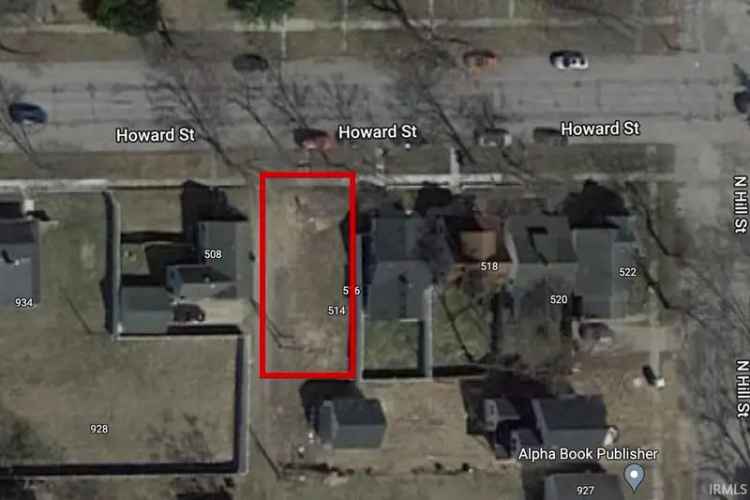 Land For Sale in 514, Howard Street, South Bend, Indiana