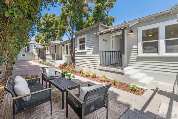 Multi-family house For Sale in 4114, 39th Street, San Diego, California