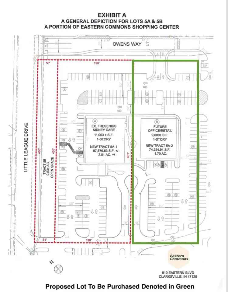 Land For Sale in 810, Eastern Boulevard, Clarksville, Indiana