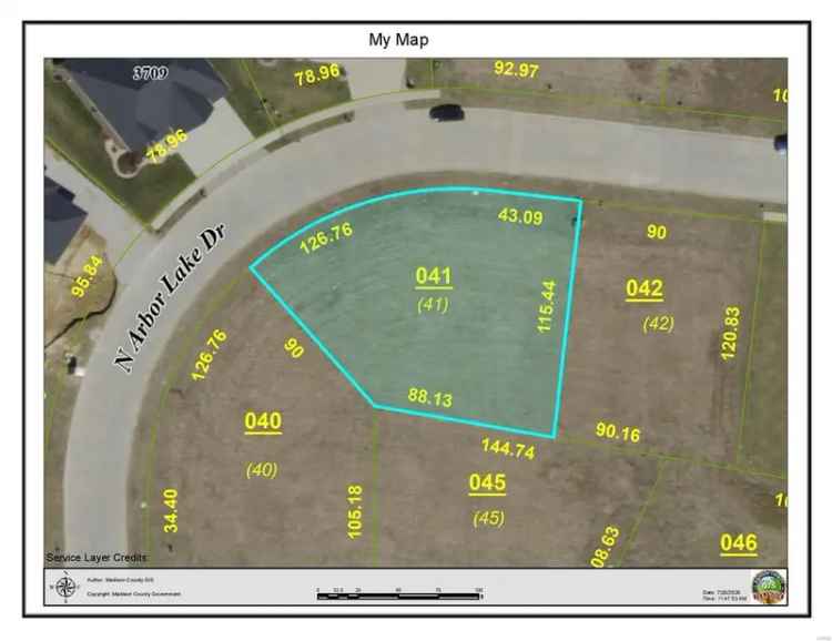 Land For Sale in 3714, North Arbor Lake Drive, Edwardsville, Illinois