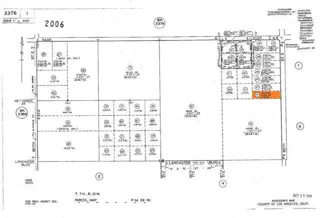 Land For Sale in 90, East Avenue I, Lancaster, California