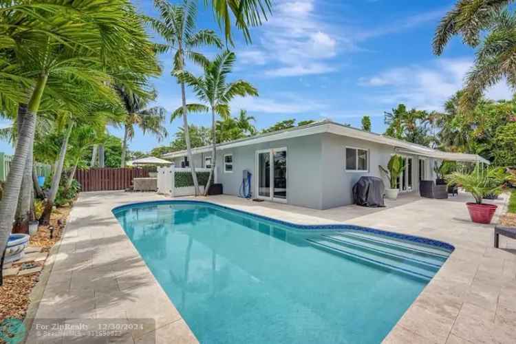 Single-family house For Sale in 2609, Northeast 29th Court, Fort Lauderdale, Florida