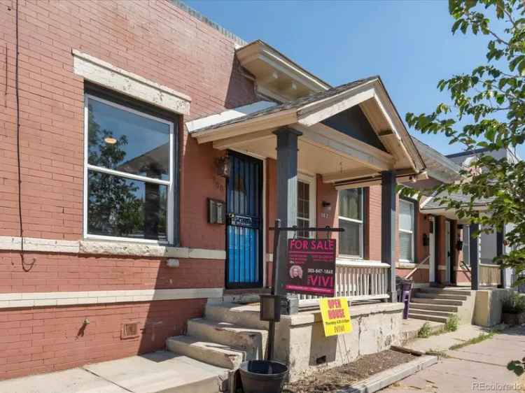 Single-family house For Sale in 152,154,156,158,160,162,164,166, South Cherokee Street, Denver, Colorado