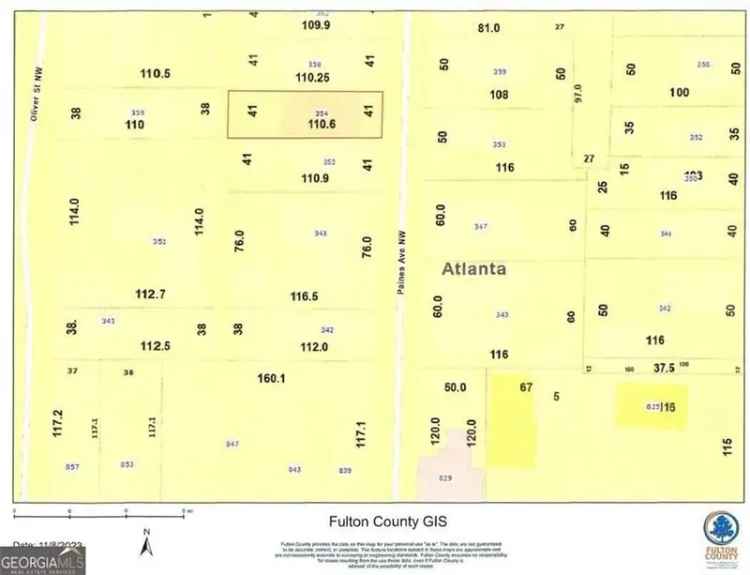 Land For Sale in 354, Paines Avenue Northwest, Atlanta, Georgia