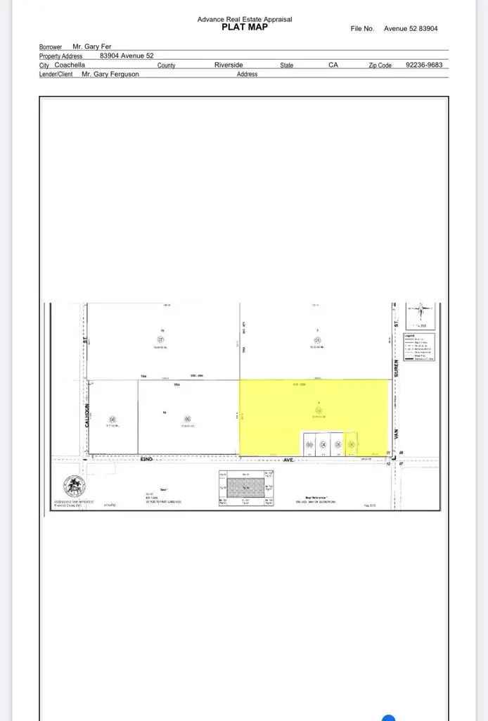 Land For Sale in 83904, Avenue 52, Coachella, California