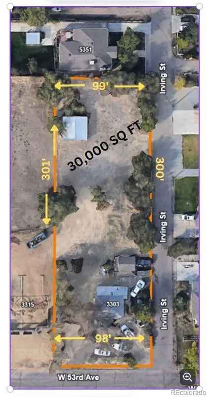 Land For Sale in Denver, Colorado