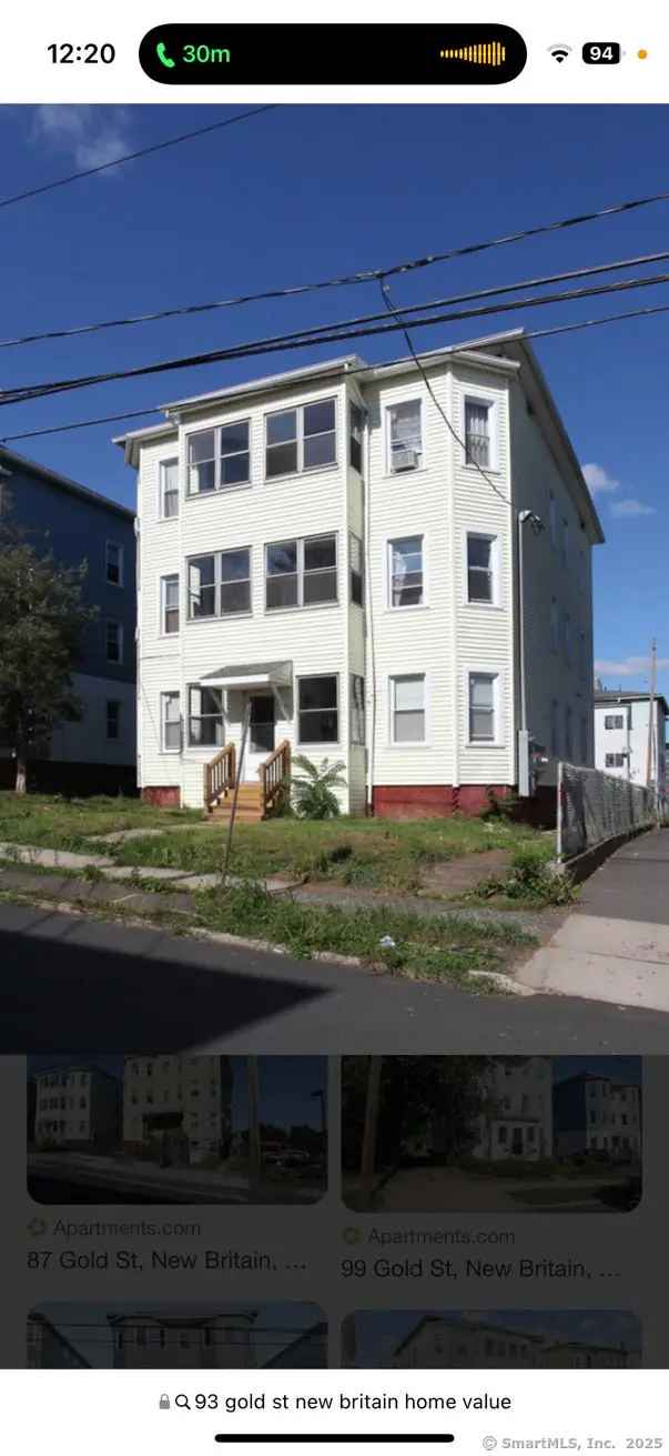 Multi-family house For Sale in 93, Gold Street, New Britain, Connecticut