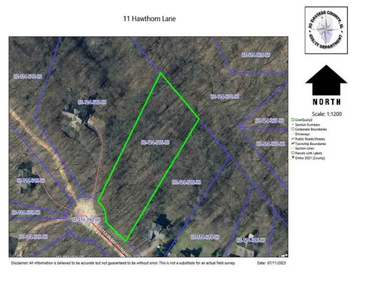 Land For Sale in 11, Hawthorn Lane, Guilford Township, Illinois