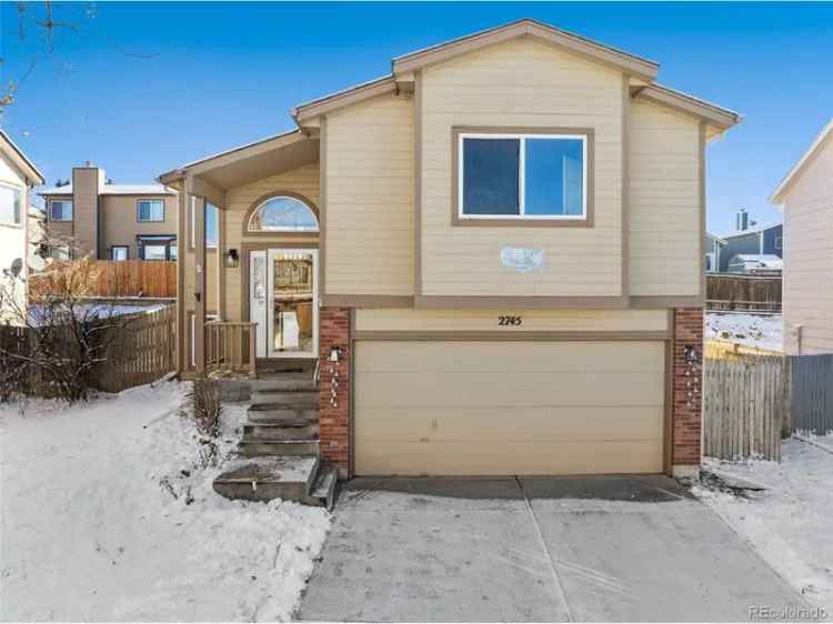 Single-family house For Sale in 2745, Charlottesville Drive, Colorado Springs, Colorado