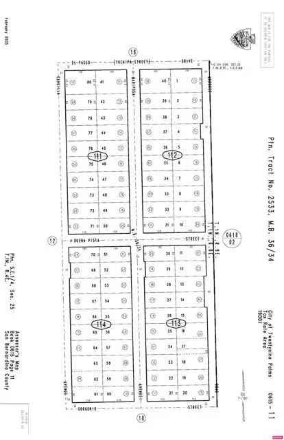 Land For Sale in Twentynine Palms, California