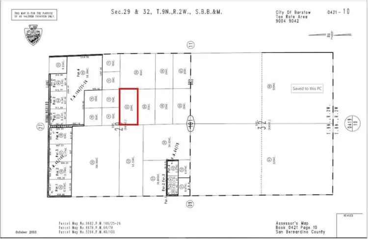 Land For Sale in Barstow, California