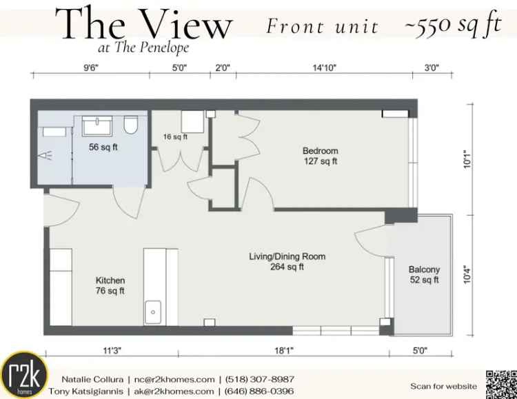 Luxury 1-Bedroom Apartment for Rent - The View at The Penelope