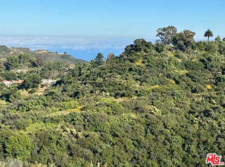 Land For Sale in Topanga, California