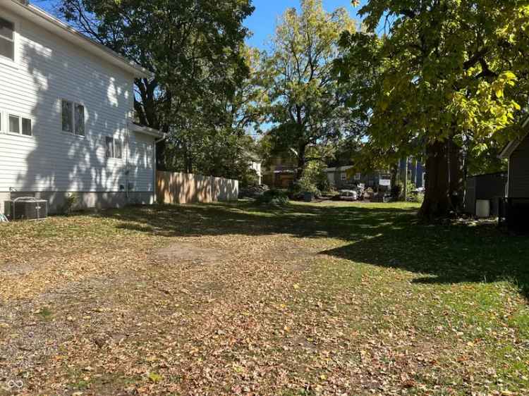 Land For Sale in 641, North Oxford Street, Indianapolis, Indiana