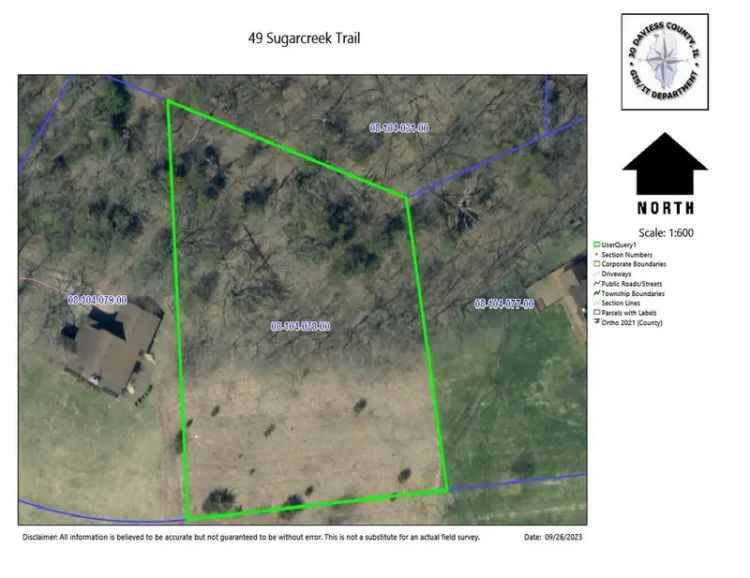 Land For Sale in 49, Sugarcreek Trail, Guilford Township, Illinois