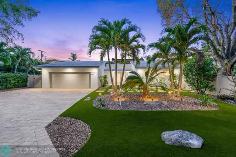 Single-family house For Sale in 2711, Northeast 20th Street, Fort Lauderdale, Florida