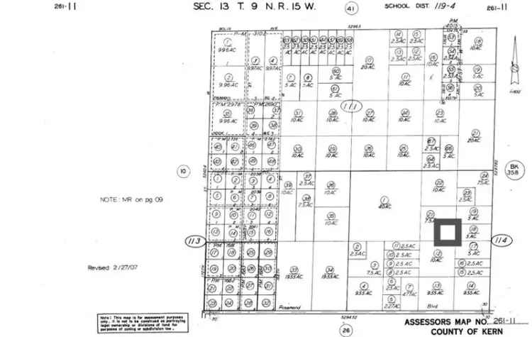 Land For Sale in Rosamond, California