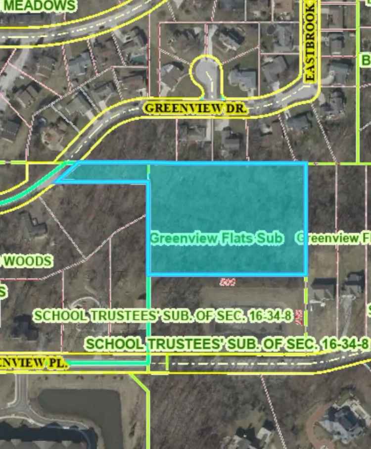 Land For Sale in 991, Greenview Drive, Crown Point, Indiana