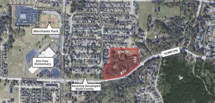 Land For Sale in 2904, Southwest 2nd Street, Bentonville, Arkansas