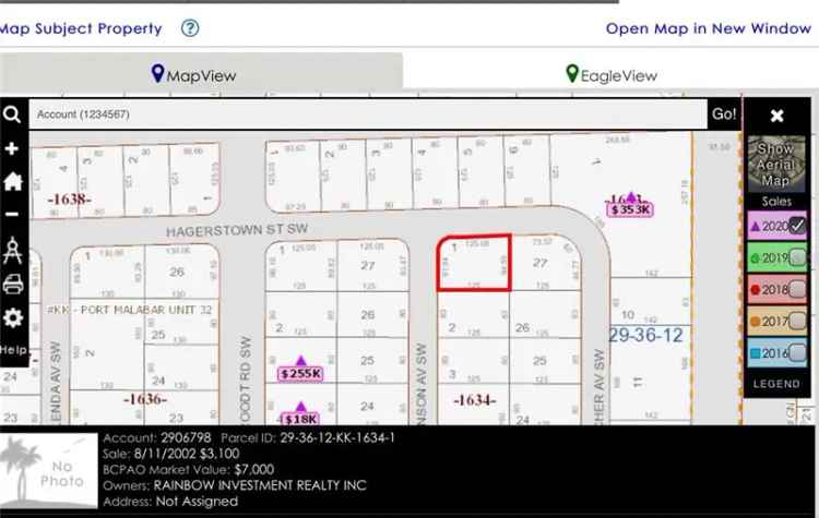 Land For Sale in Palm Bay, Florida